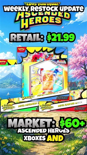 Weekly Pokémon restock update 🚨 #pokemontcg #pokemon #pokemonrestock #pokemoncards