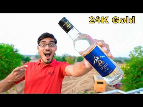 Crazy Xyz New Videos:✅I Tried 24K Gold Water🤑 मैंने पीया 5000 रूपये का पानी Very Expensive
