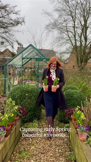 Capturing early Spring colour at the cottage… #slowliving #cottagelife #february