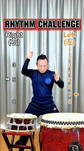 打ち込む!! #rhythmchallenge リズムチャレンジ #Escalating 徐々に難しく #setbasic セット打ち基本 #Japanesedrum 和太鼓 #kotetsu 小鉄