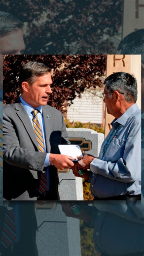 6.3K views · 469 reactions | In 2018, it was my honor to finally present Navajo Code Talker Adolph Nagurski’s family with his Congressional Silver Medal. It's my job to make sure our veterans receive the recognition and care they’ve earned and I won't let Trump and Musk erase them from history. | Senator Martin Heinrich | Facebook