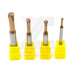 [Hot Item] Tungsten Carbide End Mill CNC M4-M10 Metric Thread Milling Triple/Three Tooth Carbide Thread Mill for Hard Steel