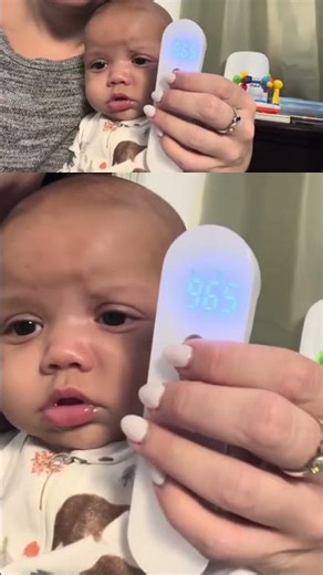 Fastest way to check baby's temperature #newbornessentials #parenting