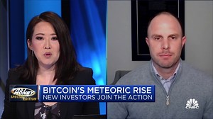 6K views · 74 reactions | Riot Blockchain is up 1,500% in the last 6 months while bitcoin is up 300%. CEO Jason Les breaks down crypto mining and why bitcoin ancillaries are outperforming #bitcoin itself. | CNBC Fast Money | Facebook