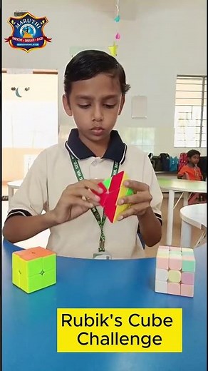 Brilliant Minds Shine: Grade V Student Solves Triangle Rubik’s Cube