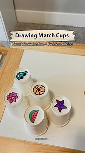 225K views · 939 reactions | Need a quick and engaging way to boost your child’s memory skills?  Try this easy matching game using paper cups and drawings. We had so much fun! 朗 #montessoriactivities #diyactivitiesforkids #learningthroughplay #toddleractivities #preschoolactivities #kindergartenactivities #20monthsold | Life with Zion | Facebook