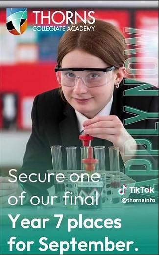 Congratulations to everyone who has got a place to start with us in September 2026. Thank you for choosing us, we can’t wait to meet you! We have a limited number of places available in Year 7 for September 2026. If you would like to apply or have any questions about applying late or switching destinations, contact your local authority. If you’d like to book a tour, please contact the school directly on 01384 987 973 or info@tca.shirelandcat.net. If you’ve received an offer for Thorns Collegiate