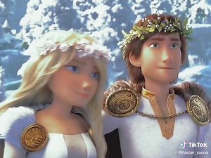 Hiccup and Astrid Kiss | How to Train Your Dragon Kiss Scene