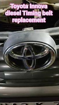 toyota innova diesel engine timing belt replacement #automechanic #automobile #cargurus #mechanic