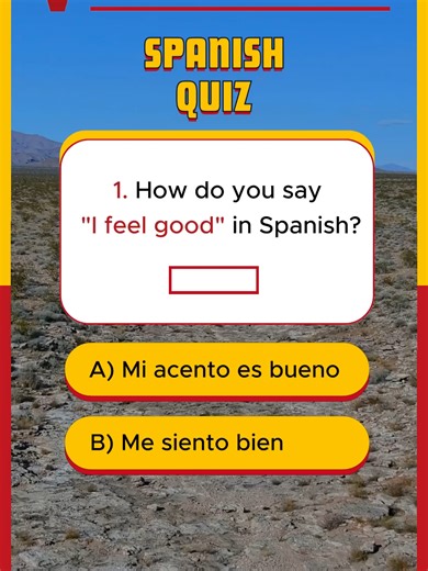 Learn Spanish: Fun Vocabulary Quiz for Beginners
