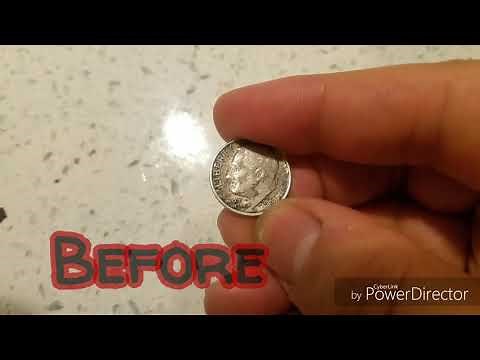 Cleaning Silver Dimes for the collection