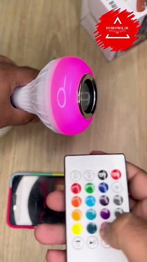 FOCO PARLANTE LED BLUETOOTH MULTICOLOR