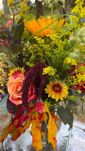 2.9K views · 41 reactions | Fall Splendor  Arrangements delivered from Rosebitten Flower Studio in Lake Tomahawk! | Rosebitten Flower Studio | Facebook