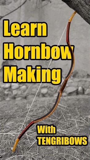 Learn HORNBOW making #hornbow #archery #bowmaking
