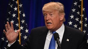 Donald Trump speaks after Orlando massacre