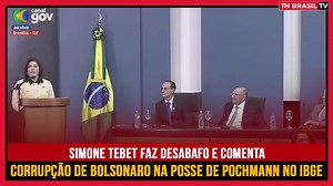 2.7K views · 178 reactions |  SIMONE TEBET FAZ DESABAFO E COMENTA CORRUPÇÃO DE BOLSONARO NA POSSE DE POCHMANN NO IBGE | TN Brasil TV | Facebook