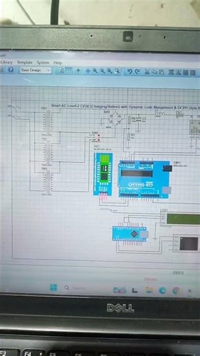 built a Smart AC Level-2 EV Charging Station using Arduino with Dynamic Load