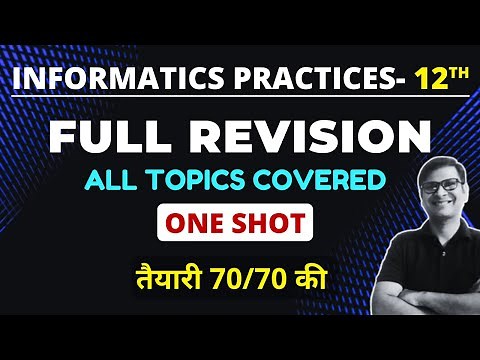 Score 70/70: Class 12 IP One Shot Full Revision | All Topics Covered | IP Revision Class 12