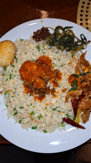 Chicken Fried Rice Set Menu 🍛🍗 | Flavorful & Comforting | 📍 Spinney Café #friedrice #devilledchicken