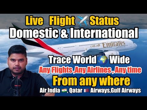 Live Flight Tracker || World Wide Flight Tracking || How you can cheke live status of your people