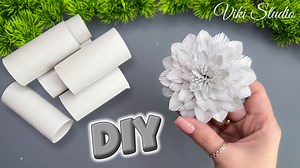 Easy Recycling Craft Ideas 💥 Paper Decoration DIY Paper Rolls #diycrafts #papercraft #recyclingcraft #easycraftsidea #paperflower #vikistudio | Origami Studio