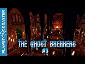 Planet Coaster Gameplay - Spooky Interior - The Ghost Breakers #3 - Path to the Dark Ride Part 6