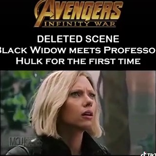 Black Widow Meets Smart Hulk Deleted Scene | Avengers Infinity War