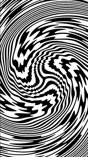 Deep Hypnotic Mind Expansion | Black & White Visual Trance |#fractalloop #illusion