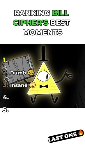 Ranking Bill Chiper best moments #gravityfalls #billcipher #memes