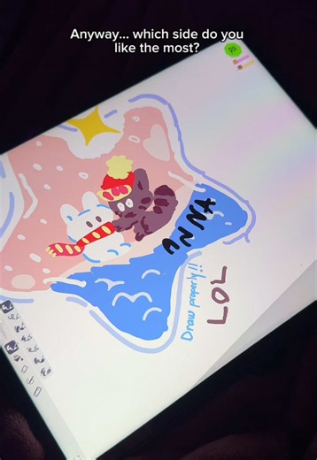 Which side is better ? #kid #artworkout #artworkoutapp #artgame #multiplayer