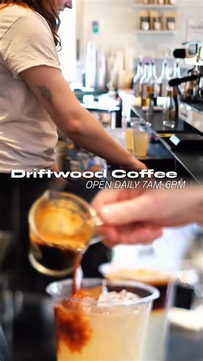 ☀️ Coffee, Tea, Matcha ☕️ We are excited to make you a drink! 🫶🏻 | Driftwood Coffee