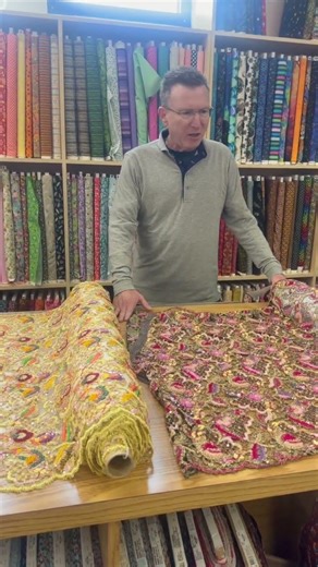 Breathtaking Solstiss Lace from France – Beaded, Metallic & Sequined #shorts