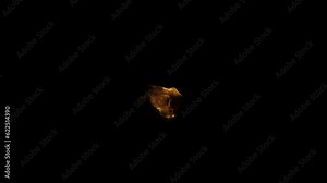 Loopable flames in slow motion. This also tiles seamlessly to the sides. You can composite the flames over your own footage by using the Add or Screen mode in your editing program.