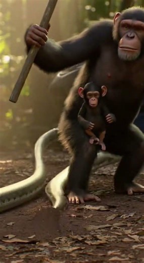 Chimpanzee vs. Python