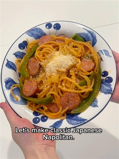 15-Second Japanese Napolitan 🍝 | Easy Ketchup Pasta Recipe #pastarecipe #easyrecipe