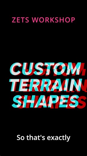 Blender Terrain Mixer Custom Terrain Shapes Part 1