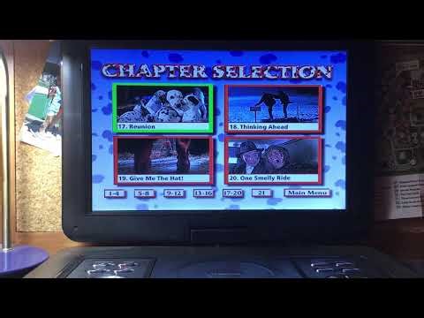 Menu walkthrough of 101 Dalmatians 1998 dvd