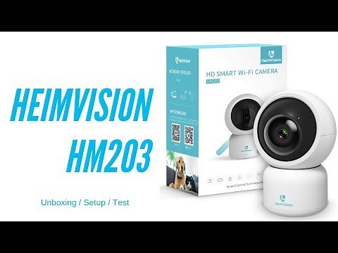Heimvision HM203 Camera - Unboxing and Setup