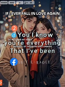 340K views · 8.1K reactions | If I Ever Fall In Love Again Karaoke Song with Lyrics #foryoupageシ #karaoke #karaokehits #karaokeversion #lovesongs | Shey Karaoke | Facebook