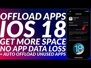 How to Offload Apps iOS 18/26 | Offload Unused Apps iPhone | iOS Offload Unused Apps Off/On | Easy
