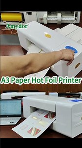 Amydor A3 Large-Size Automatic Feeding Hot Foil Machine: Boost High-Value Production​