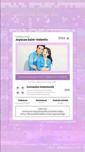 Création d'une Carte Pokemon pour la Saint-Valentin