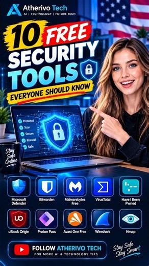 10 FREE SECURITY TOOLS EVERYONE SHOULD KNOW 🔐