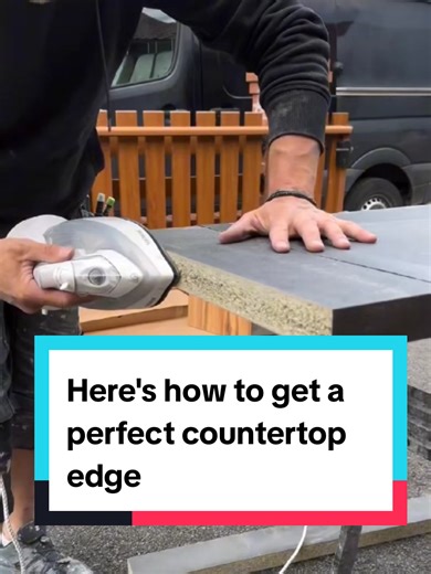 How to Achieve a Perfect Countertop Edge
