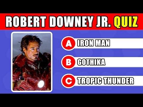 Only 1% of Marvel fans can pass this Robert Downey Jr. Quiz! 😎🔥