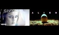 Mix of 2 videos from youtube : alienkatyperrysorryridley