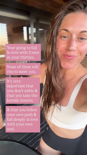 Sasha Montrose ▽ Soul Mate Specialist on Instagram: "Dear Sasha, Everything is going to work out for you in love. In this lifetime you are going to finally bust through the chains of karmic love of your ancestral line and rise into conscious healthy union from within. It won’t always be easy. Attachment. Addiction. Trauma bonding. But ultimately you will use these experiences to awaken and to come home to who you truly are. There will come a moment where you watch the sunset from your home, over