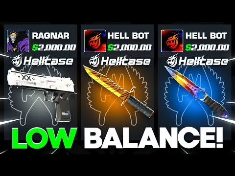 HELLCASE LOW BALANCE VIDEO - HELLCASE PROMO CODE