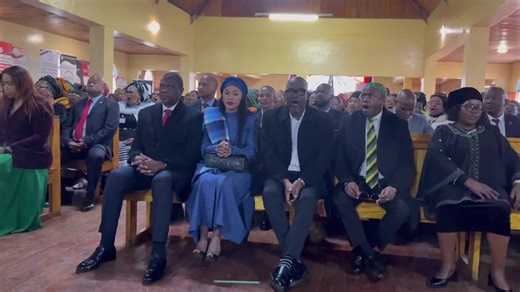 DP Paul Mashatile and wife Humile Mashatile at Methodist Church in Butterworth. 30 Aug 2025 #newsnexussa #news | News Nexus SA