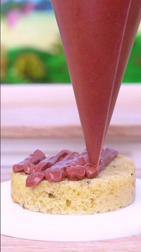 Mini Chocolate Cake Recipe🍫 Satisfying ASMR | Mini Cake #shorts #asmr #miniature #minicake